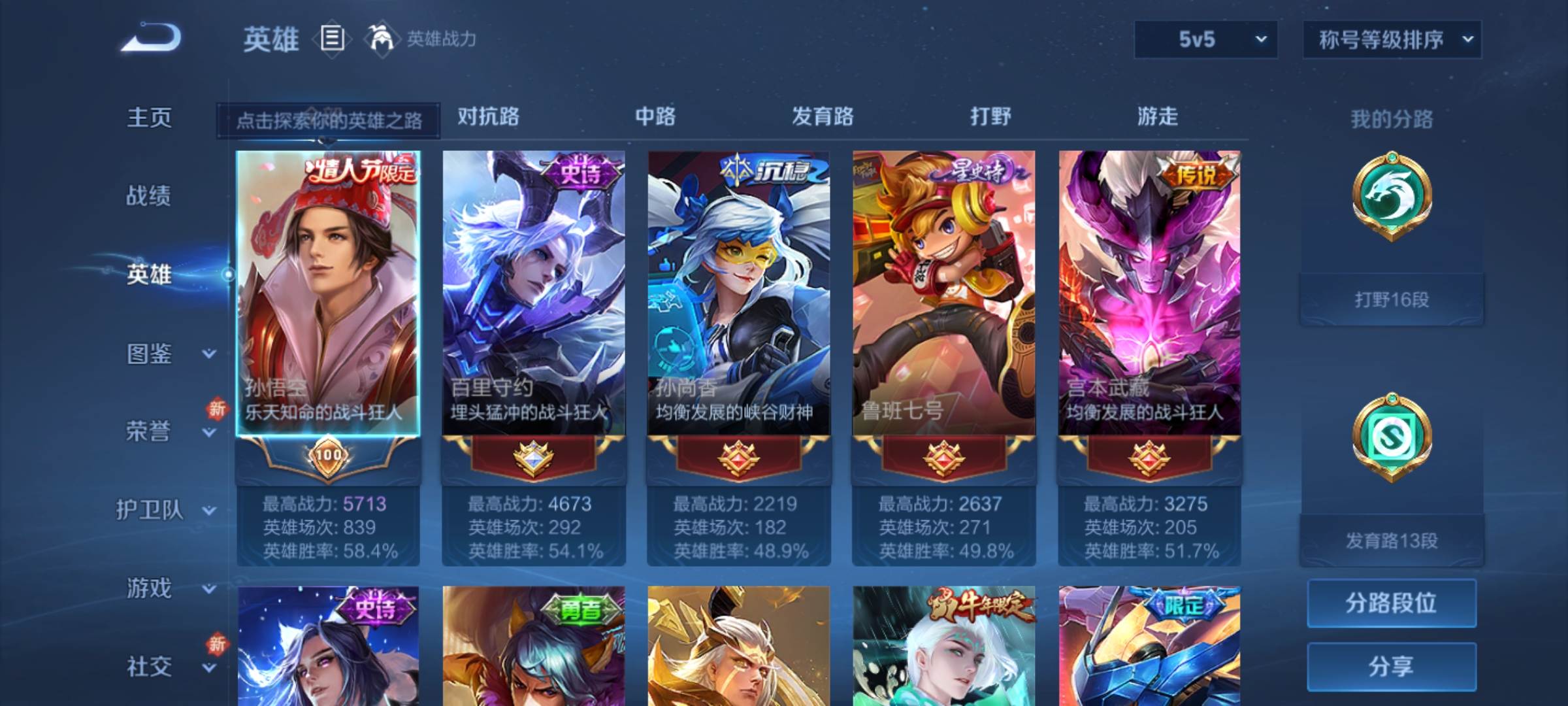 WZCMW3250488王者荣耀账号详情图2