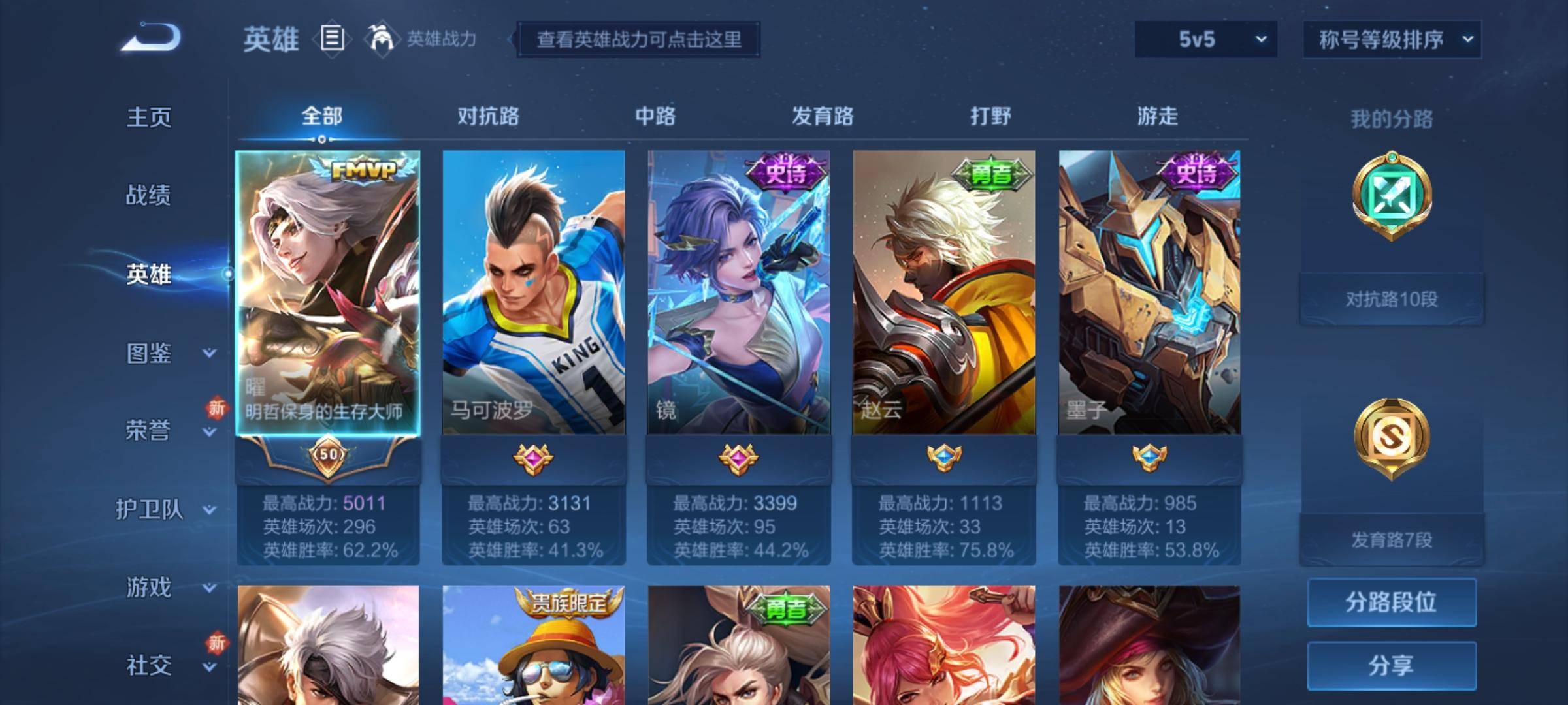 WZCMW3250499王者荣耀账号详情图2