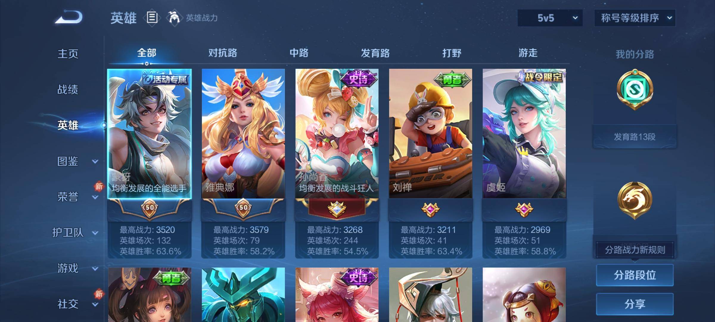 WZCMW3252306王者荣耀账号详情图2