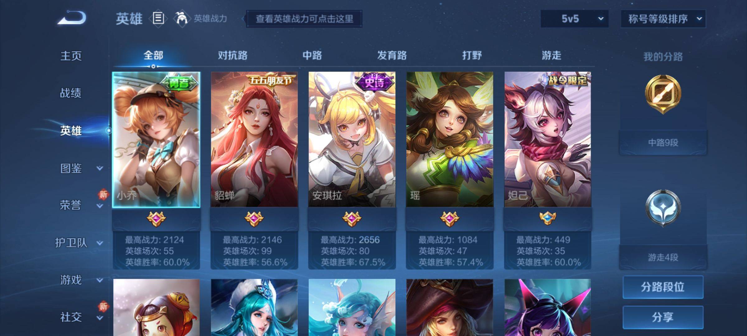 WZCMW3253982王者荣耀账号详情图2