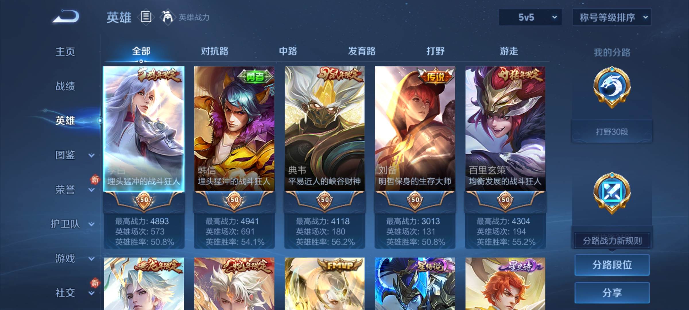 WZCMW3253968王者荣耀账号详情图2