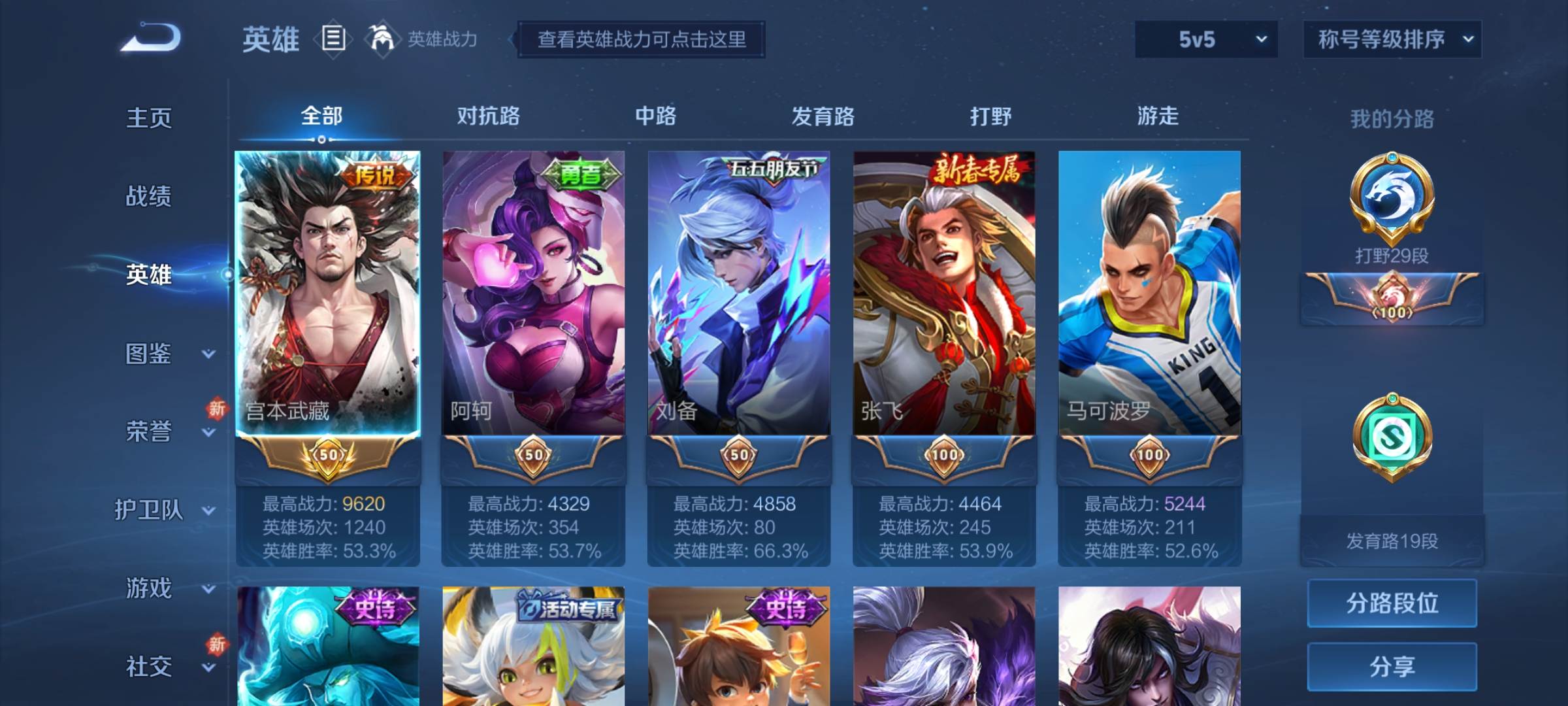 WZCMW3254881王者荣耀账号详情图2 WZCMW3254881王者荣耀账号详情图2