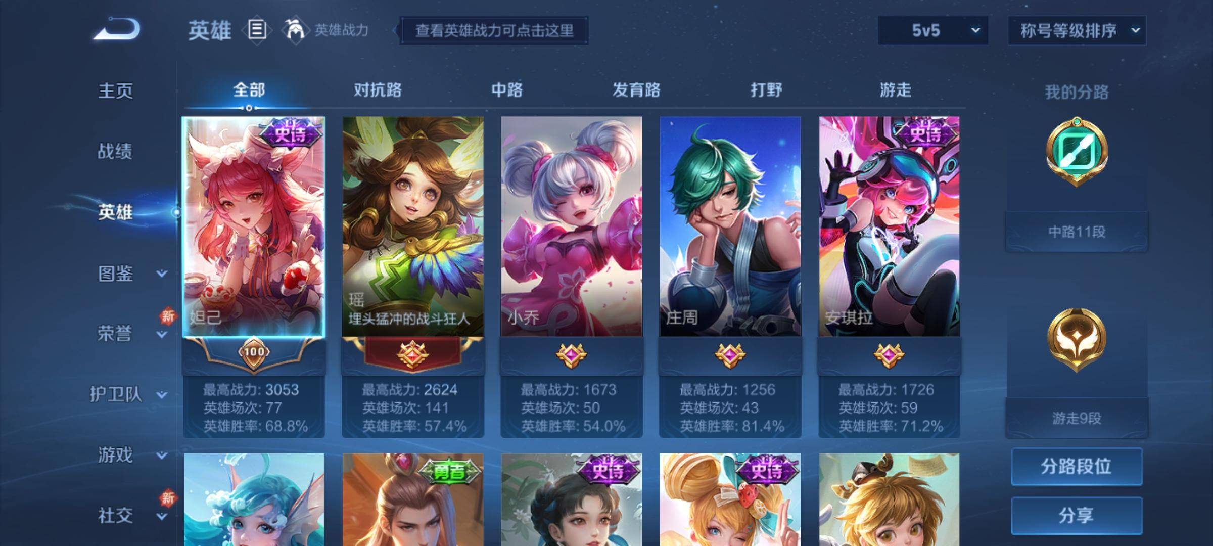 WZCMW3261209王者荣耀账号详情图2