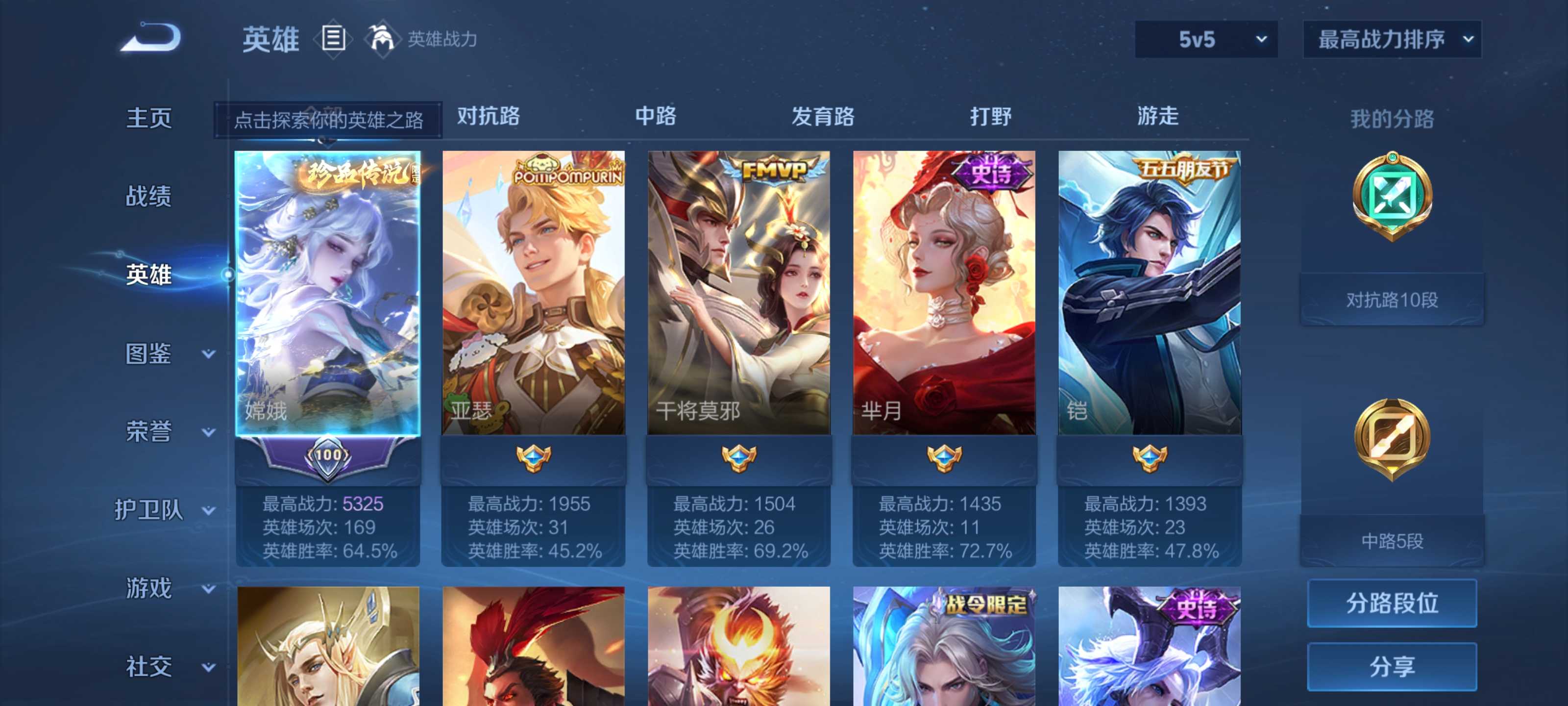 WZCMW3284857王者荣耀账号详情图2