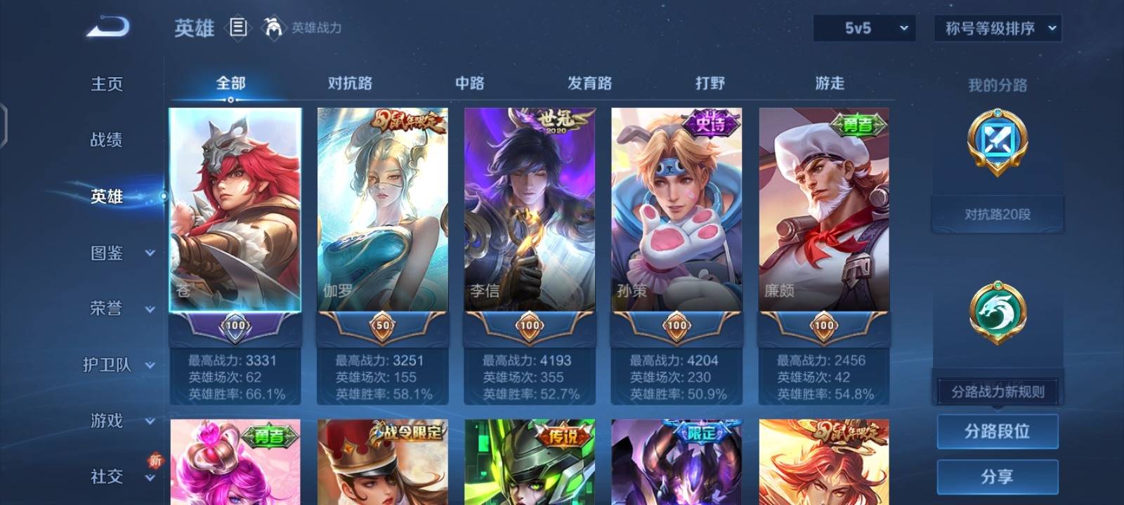 WZCMW3333574王者荣耀账号详情图2