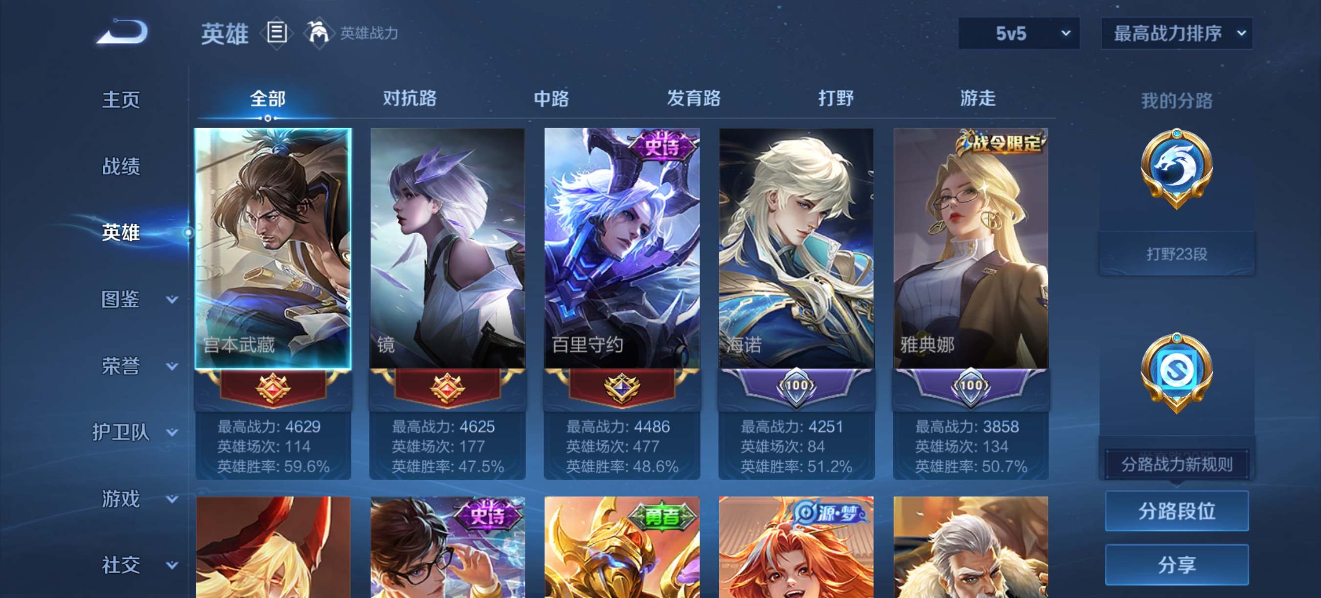 WZCMW3344531王者荣耀账号详情图2 WZCMW3344531王者荣耀账号详情图2