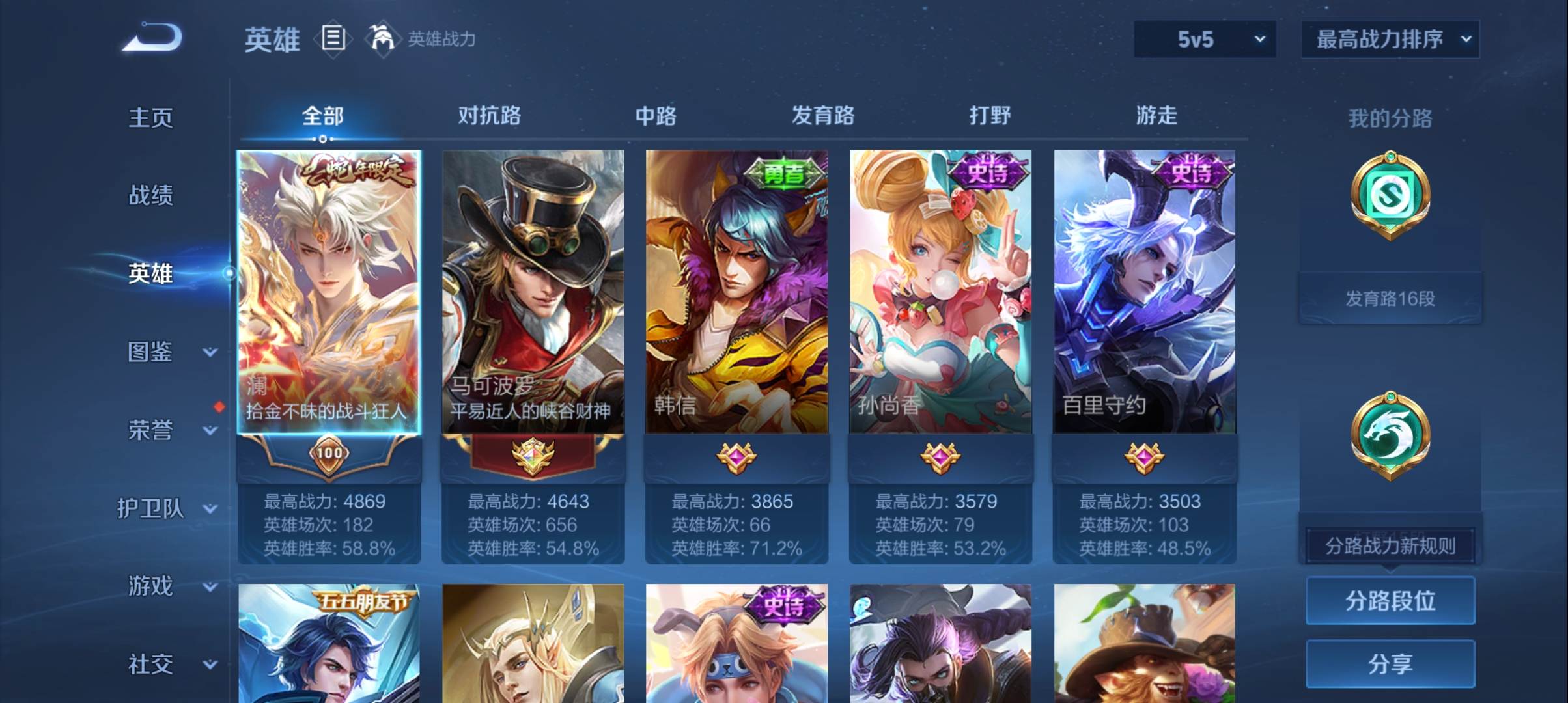 WZCMW3367037王者荣耀账号详情图2 WZCMW3367037王者荣耀账号详情图2