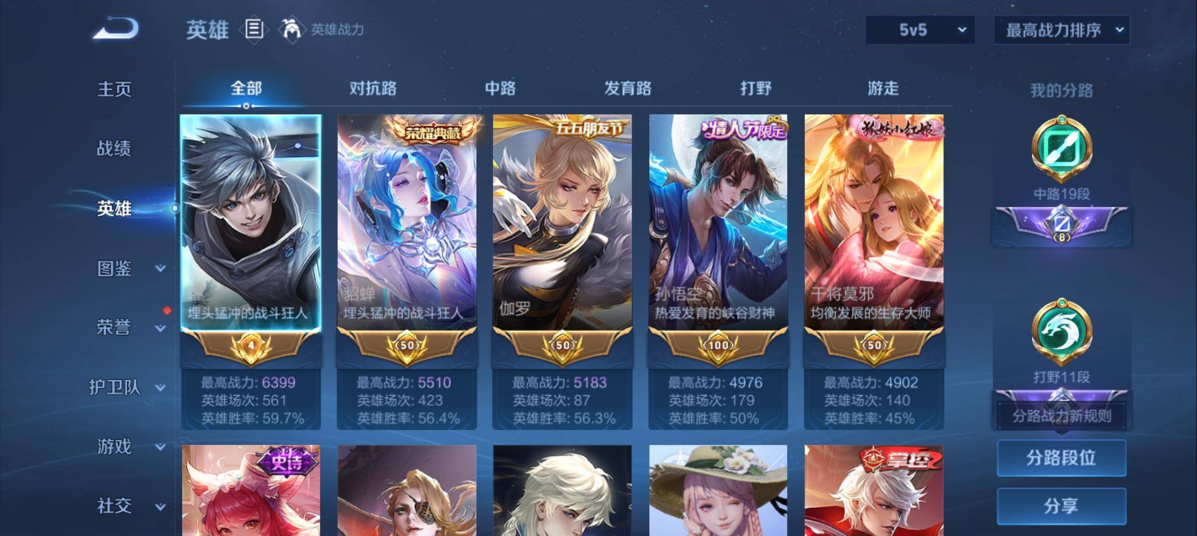 WZCMW3370434王者荣耀账号详情图2