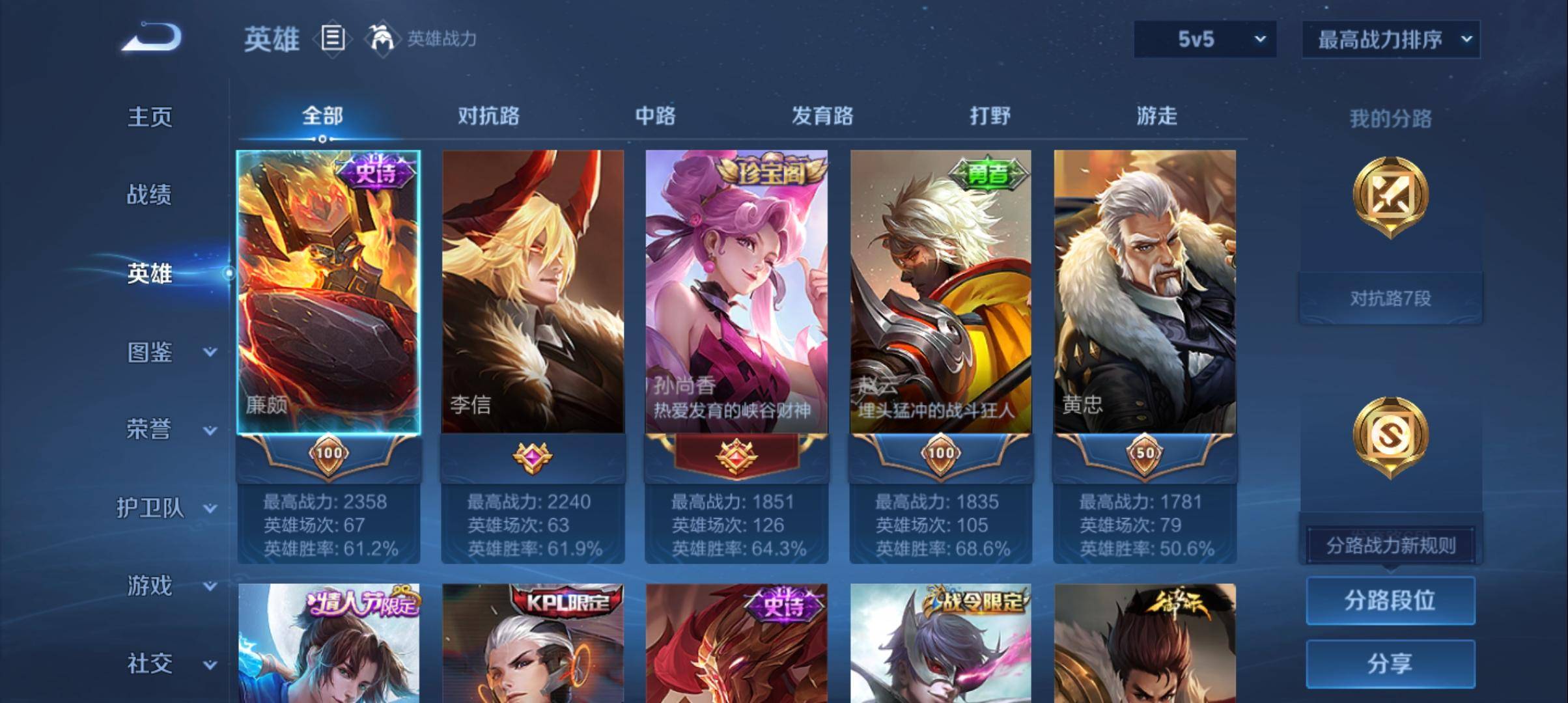 WZCMW3383111王者荣耀账号详情图2