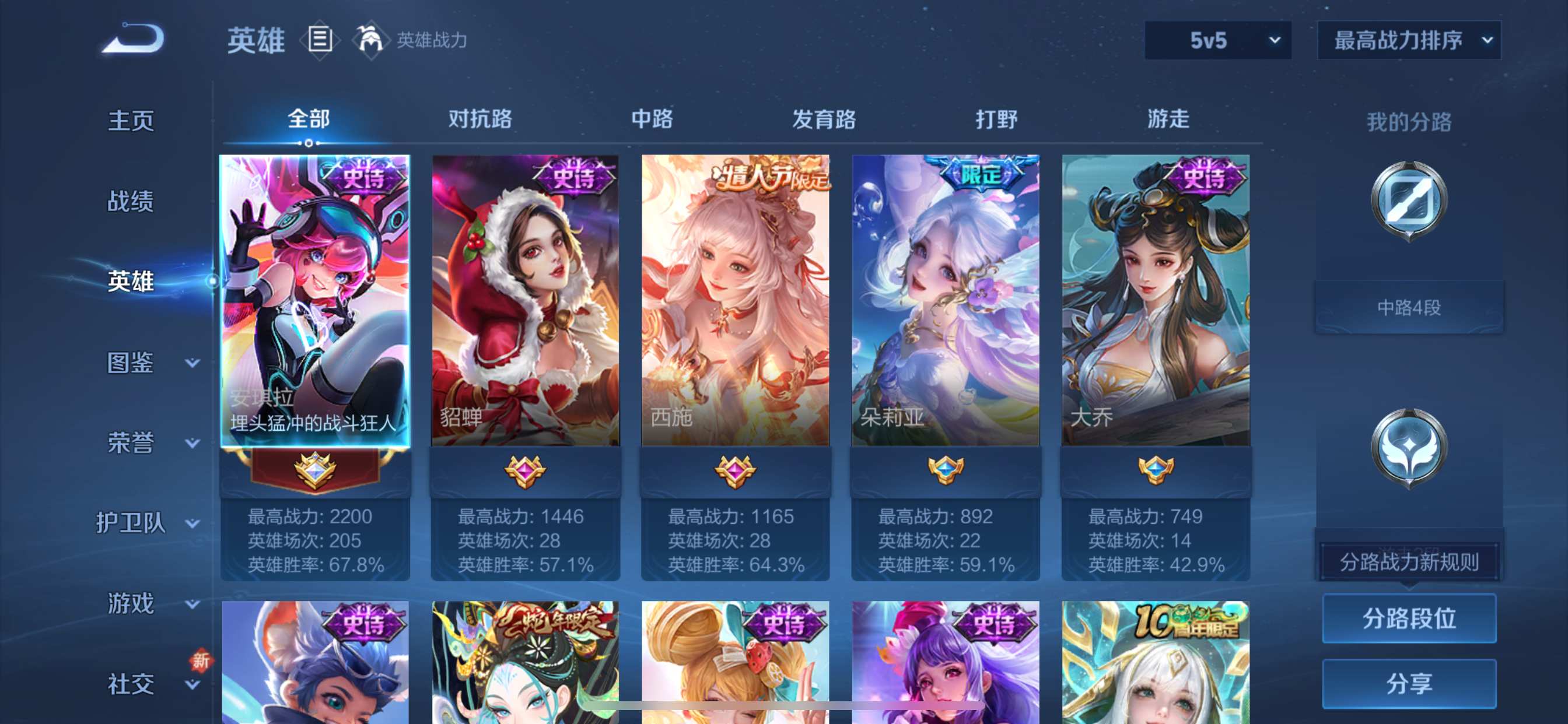 WZCMW3372964王者荣耀账号详情图2