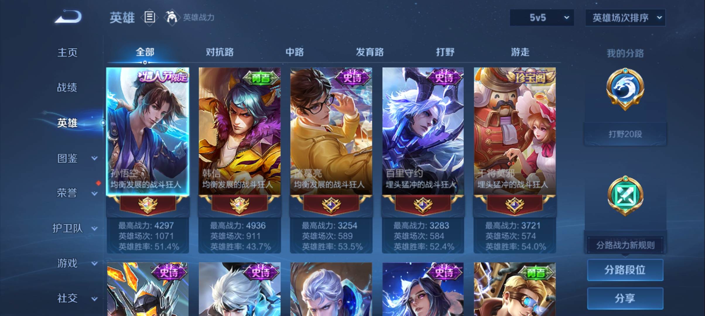 WZCMW3399010王者荣耀账号详情图2